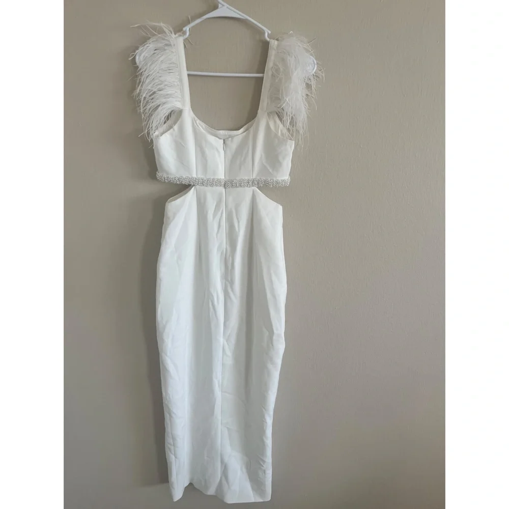 NWOT Likely Taliah Midi Gown White Size 0 - Picture 4 of 17